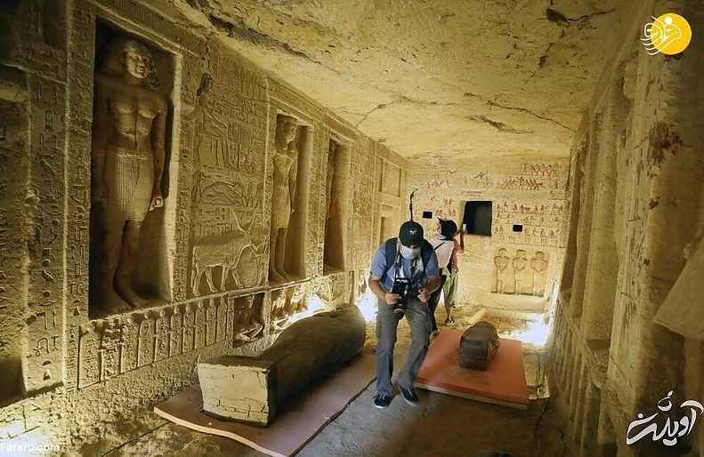 کشف ده‌ها تابوت باستانی ۲۶۰۰ ساله در مصر + تصاویر